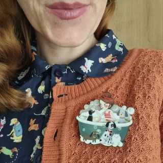 Pejsků není nikdy dost 🐕🐶 #MissLemoncz #laliblue #pinupmoda #pinupstyle #retromoda #retrostyl #smallbusiness #broze...